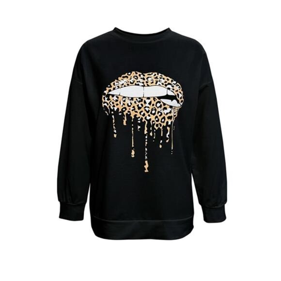 Graphic Round Neck Dropped Shoulder T-Shirt - Picture 10 of 14